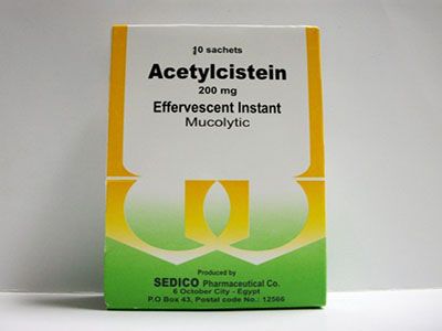 فوار استيل سستايين Acetylcystein