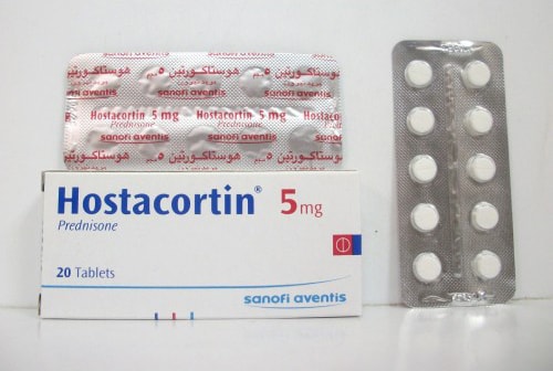 أقراص هوستاكورتين 5 مجم Hostacortin Tablets