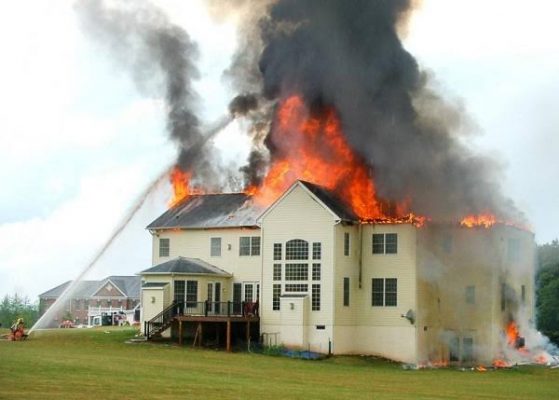تفسير حلم الحريق في البيت